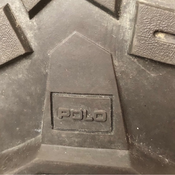 Polo Ralph Lauren Ranger Combat Boots Lace Up Brown Leather Boots Men’s Size 8 - Picture 12 of 15